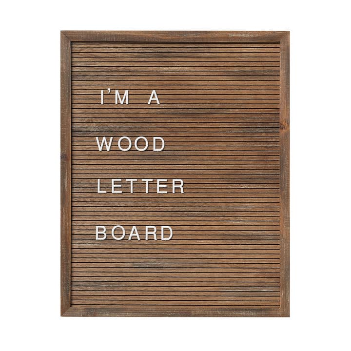 CA-3279 - Tableau à lettres en bois 16 x 20 cm (comprend 144 lettres/sym) pour la vente par Collins Painting & Design