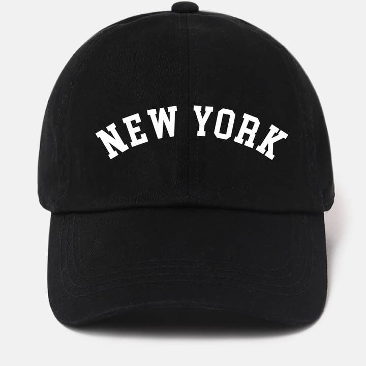 David And Young - Wholesale Baseball Cap - Women's - New York Solid Cotton Hat.
