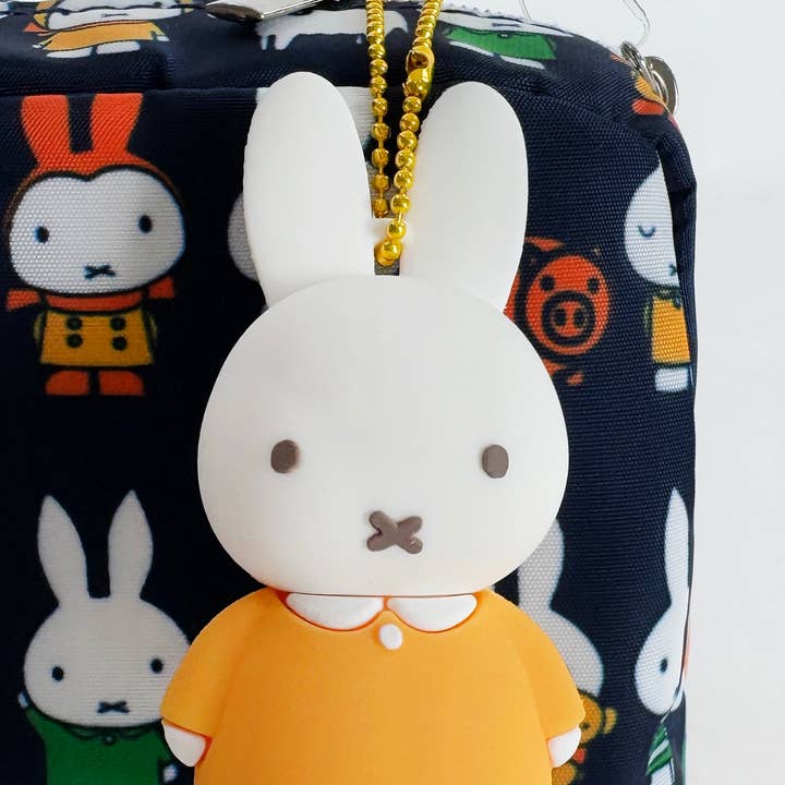 LASR - Wholesale Keychain - Women's - Miffy Rubber Mascot Keychain 2.0 in Orange1