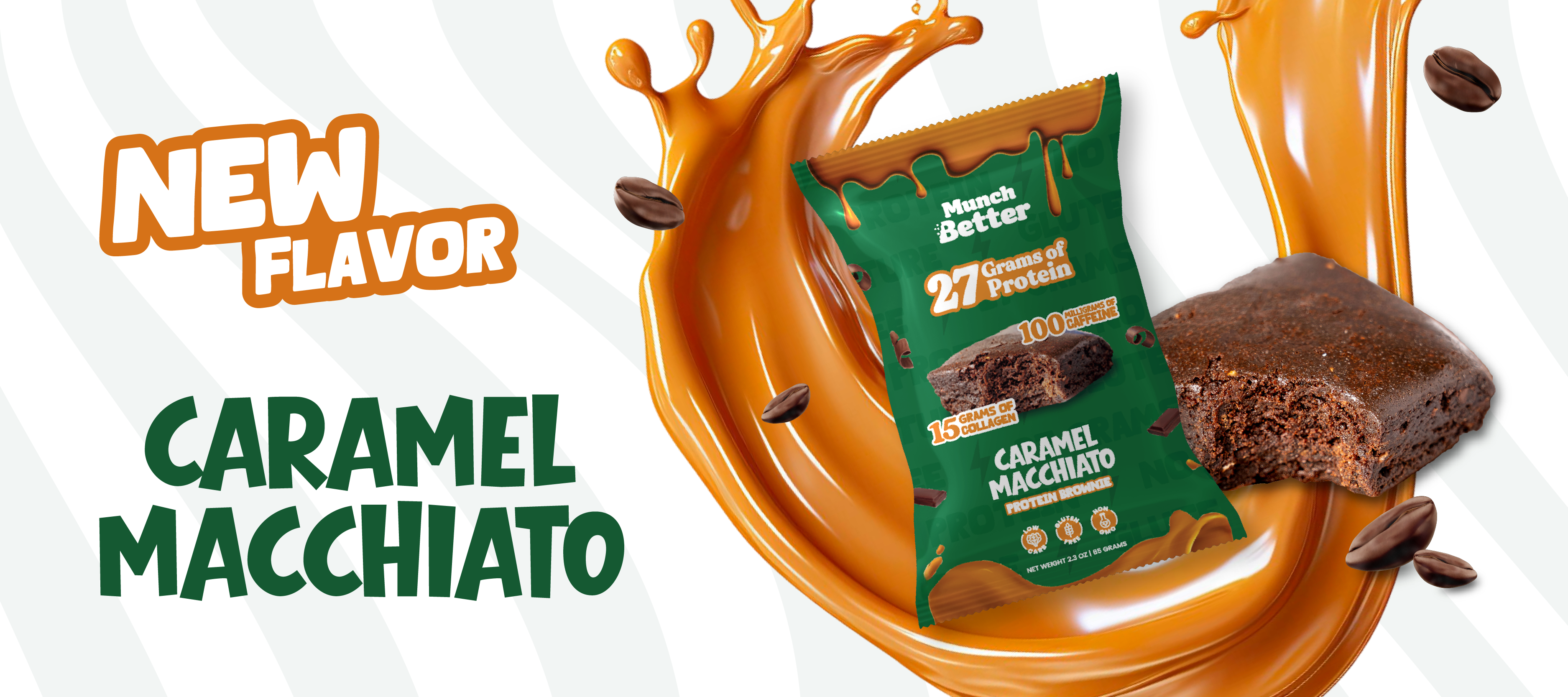 Munch Better - Wholesale Brownie - Caramel Macchiato - Caffeinated4