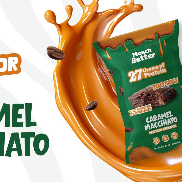 Munch Better - Wholesale Brownie - Caramel Macchiato - Caffeinated4