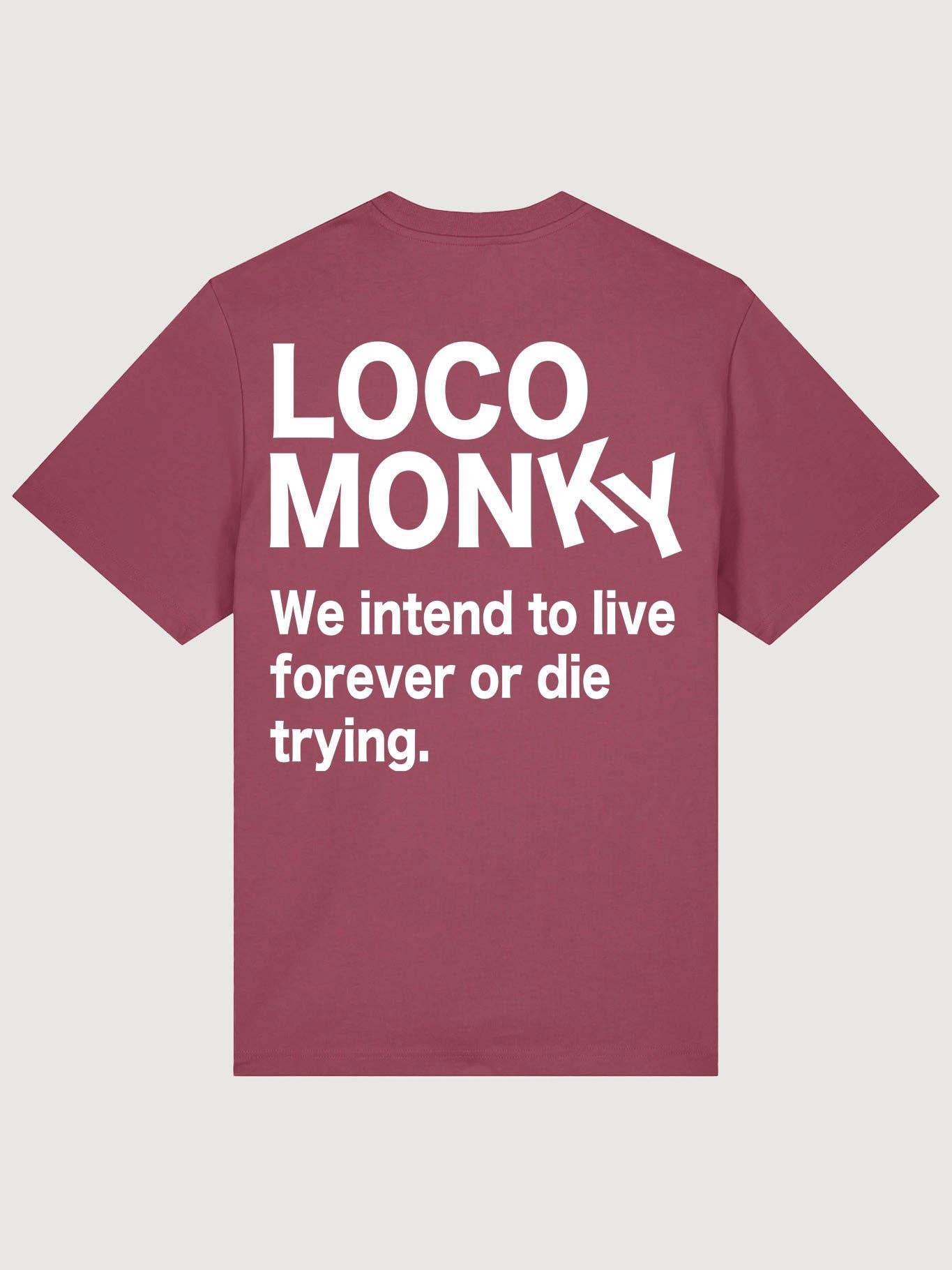Grape Live Forever T-shirt by Loco Monky for wholesale on Faire0