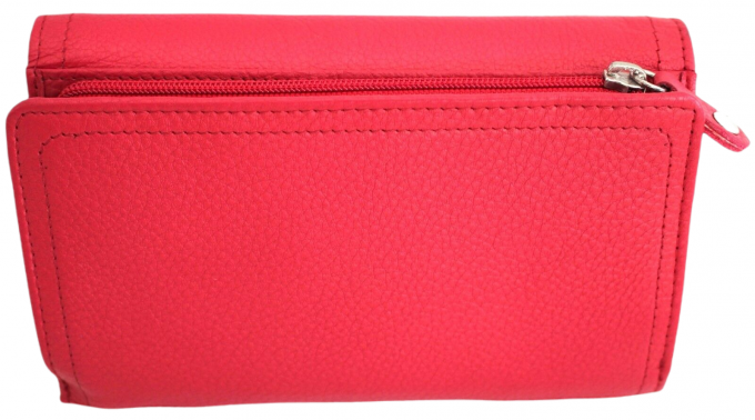 hide & chic – Engroshandel Tegnebog - Dame – RFID pung i fuldnarvet koskindslæder. Sort, brun, blå eller rød. Stil nr. 21004 Hide & Chic26