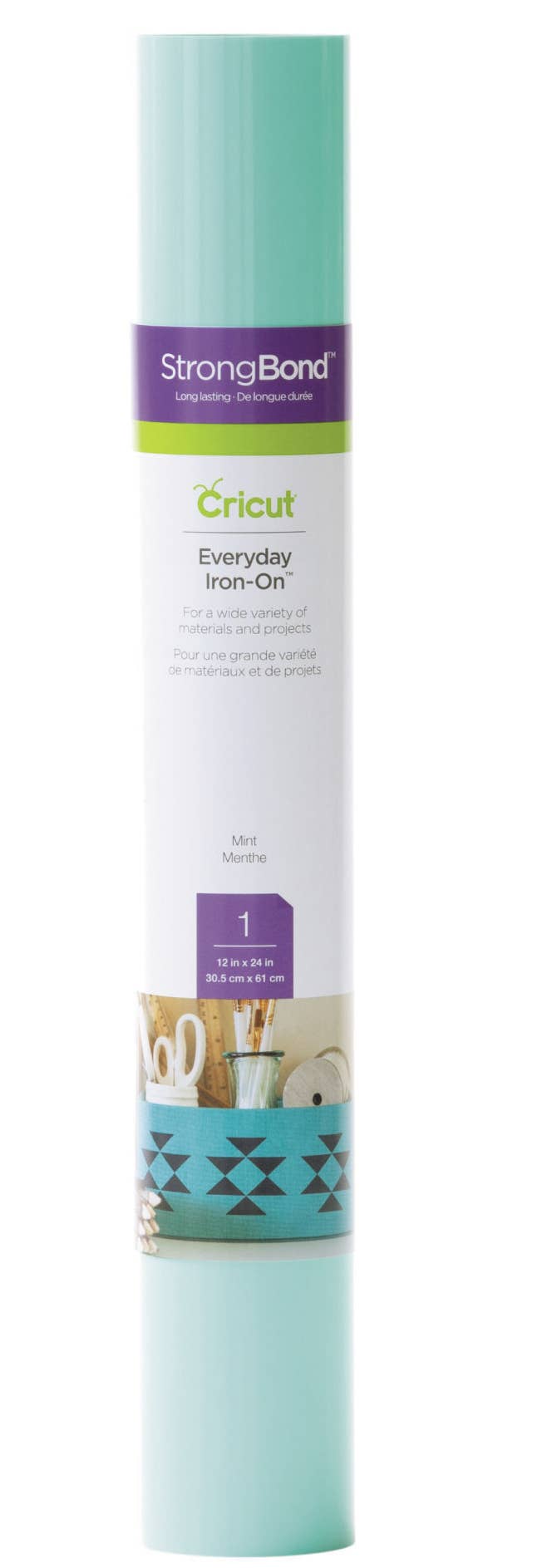Graine Créative – material para artesanato por atacado – CRICUT - MINT Transferível a Ferro 30,5 cm x 61 cm8