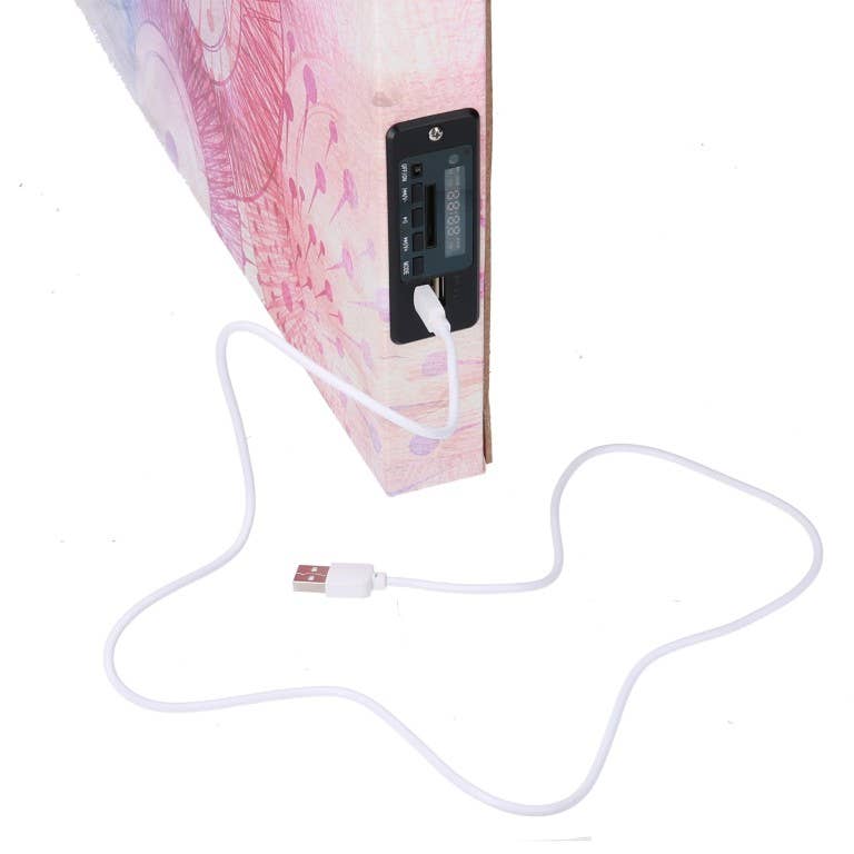 pomace Bluetooth-tryck Tavla Hav Palma Blå CM80x60x4 för wholesale på Faire0