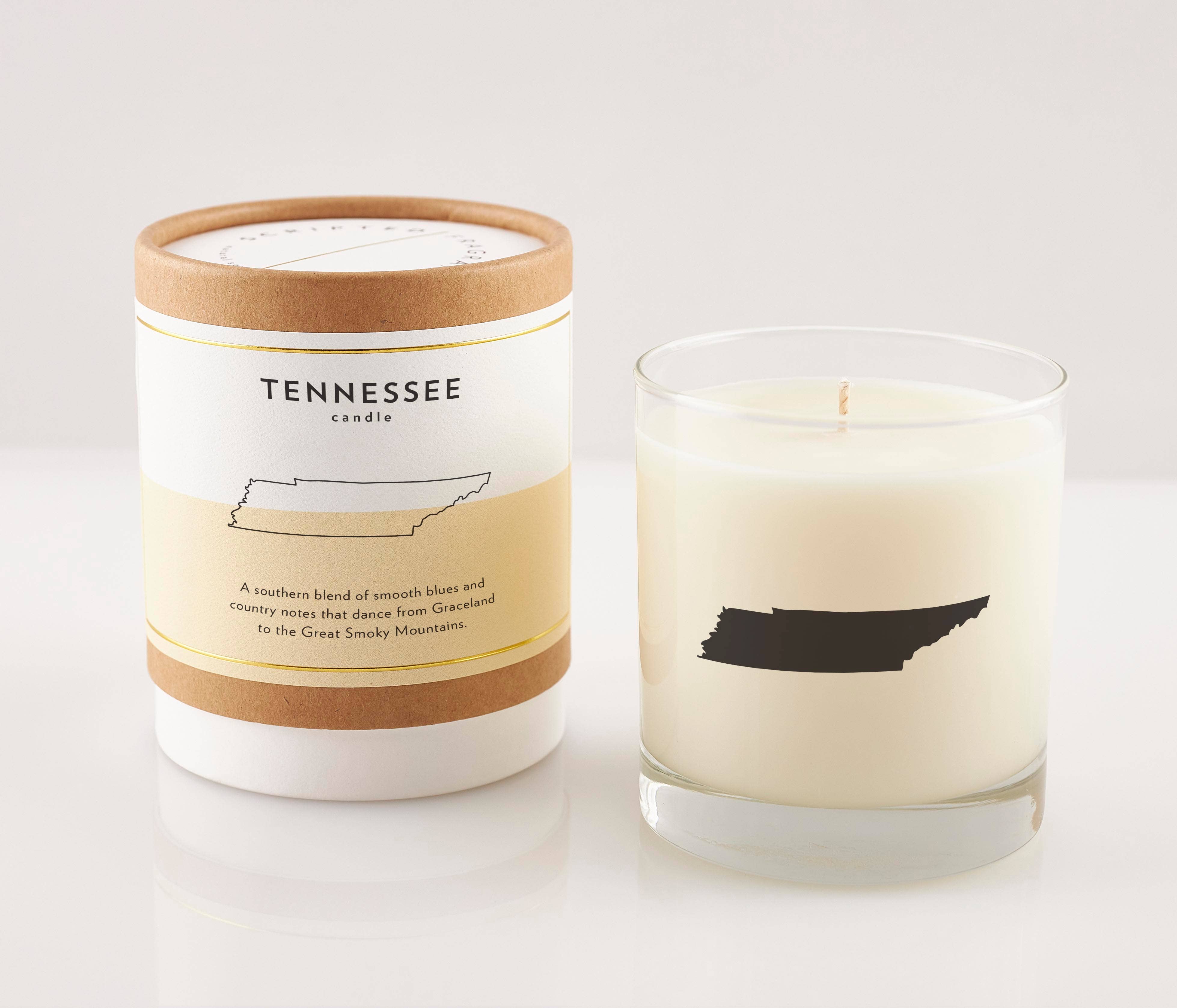 Scripted Fragrance - Wholesale Jar/Filled Candle - Tennessee State Soy Candle0