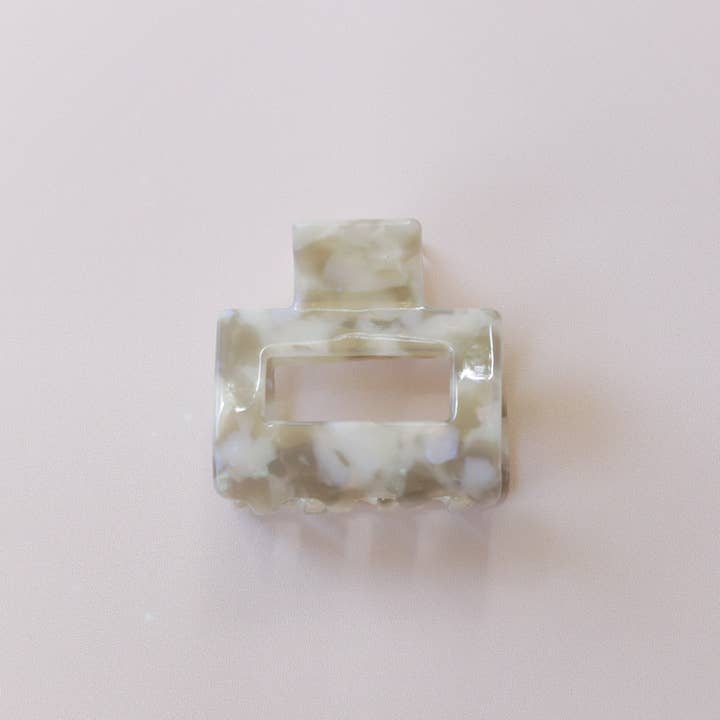 Talis Collection - Wholesale Hair Clip - Women's - Roxanne Square Marble Claw Hair Clip8