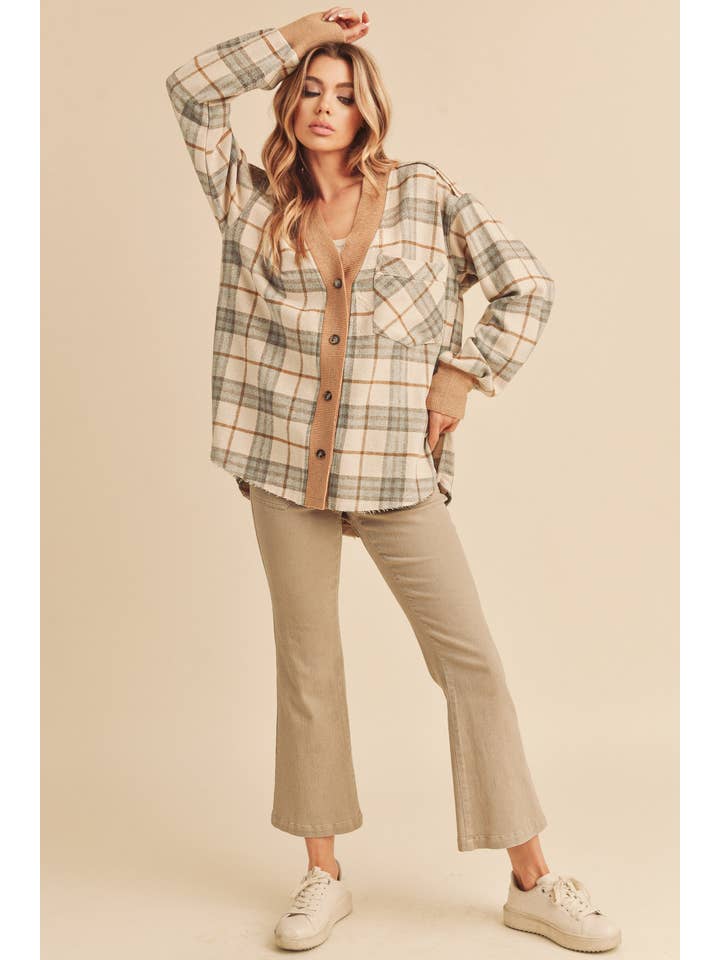 AEMI + CO - Wholesale Cardigan - Women's - 582BK Hila Cardigan Jacket 312