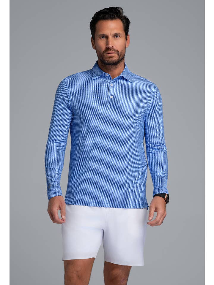 IBKÜL - Wholesale Polo - Men's - Cube Art Long Sleeve Polo22