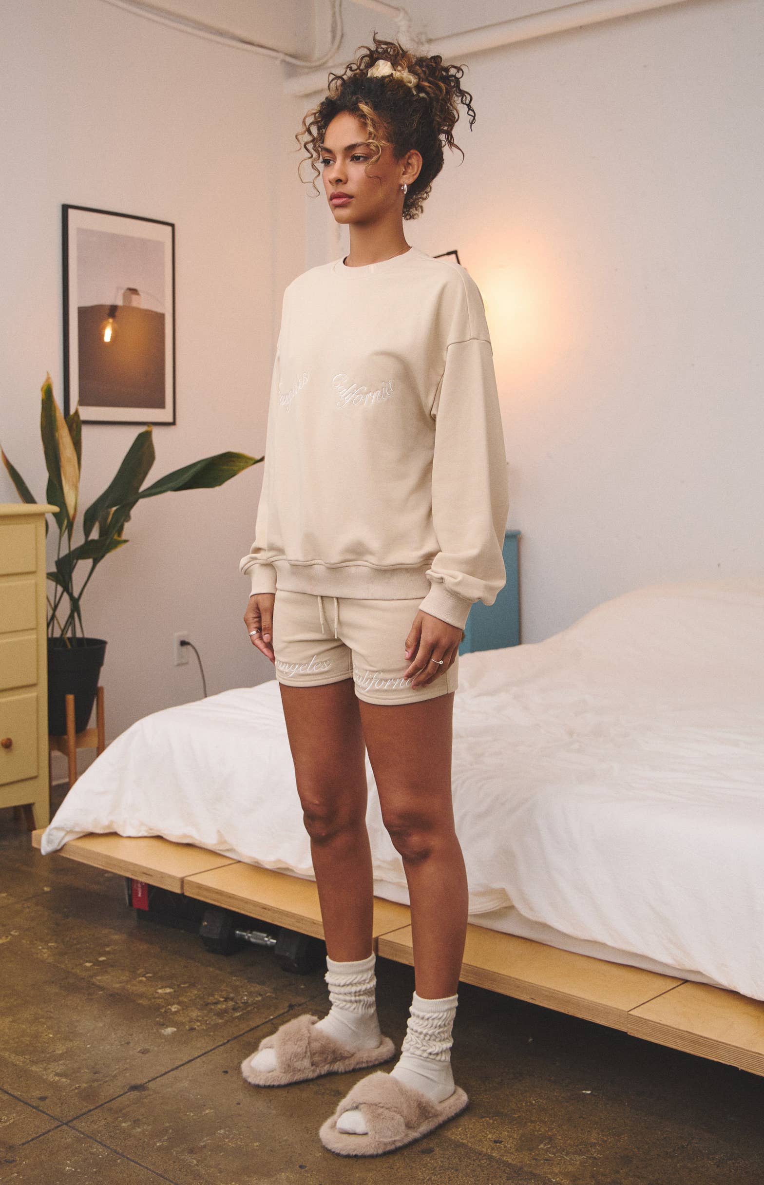 No Vacancy – Engroshandel Shorts – Kvinder – Los Angeles fransk frottéshorts25