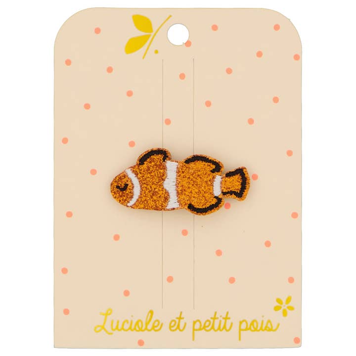 Luciole et Petit Pois - Wholesale Hair Clip - Kids - Clown fish clip