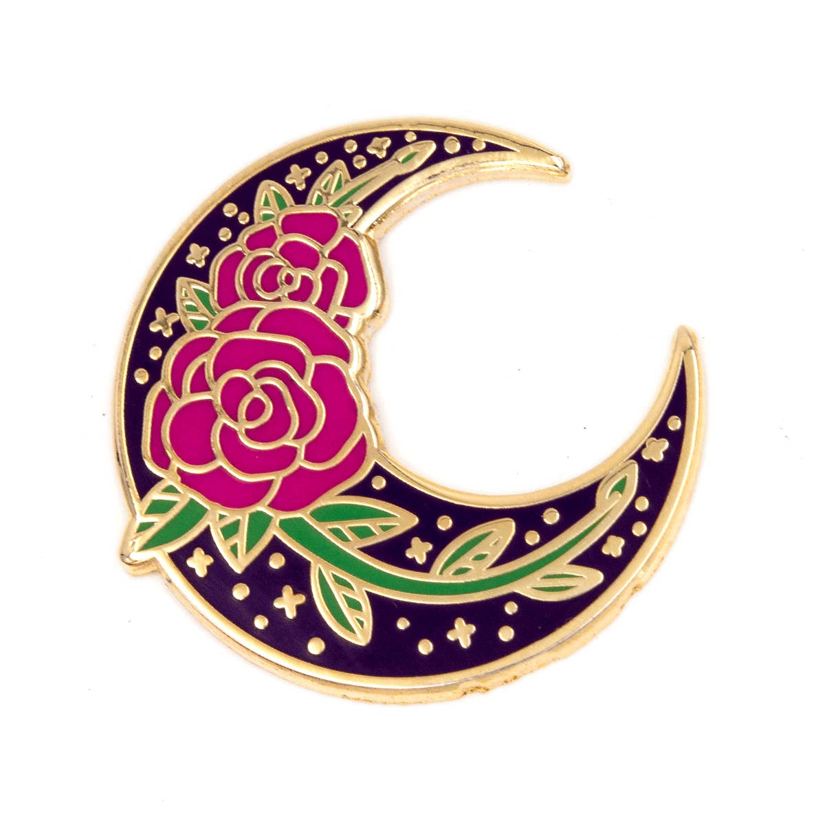 These Are Things - Wholesale Lapel pin/button - Rose Moon Enamel Pin