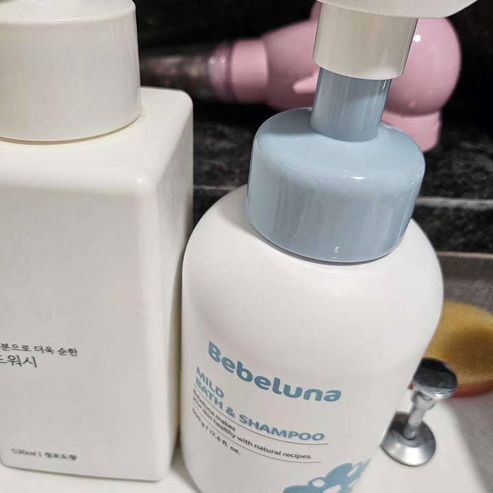 BEBELUNA - Wholesale Hair Shampoo - BEBELUNA, Mild Shampoo, Daily Use, 17.6 oz(500g), 98% Natural Ingredients for Infants, Baby, Kids, Adults- All in One22