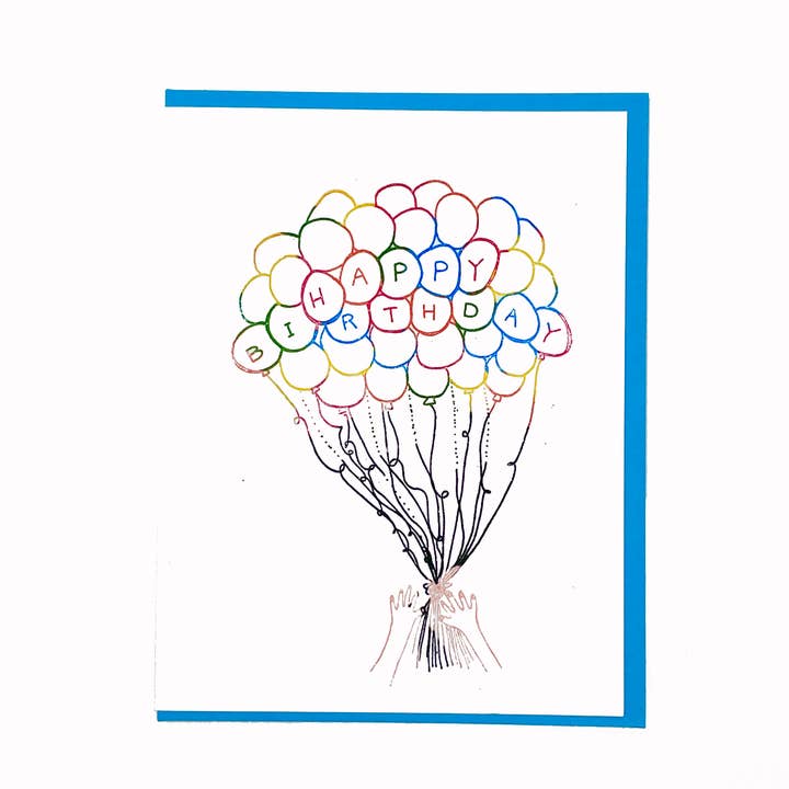 TARJETA DE CUMPLEAÑOS GLOBO para venta al por mayor de Cosmic Peace Studio