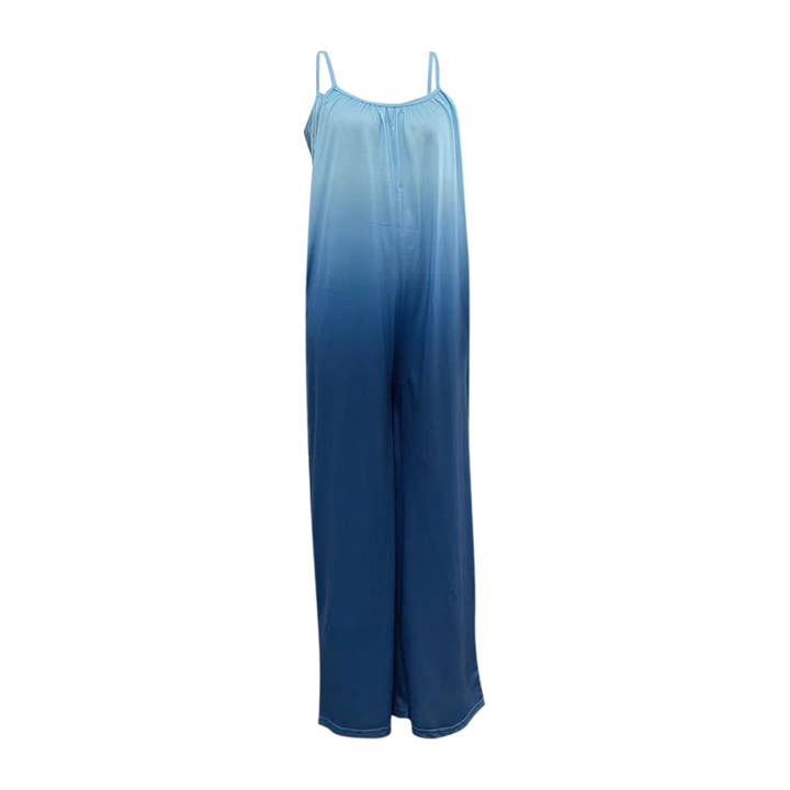 Rosa Clothing - Wholesale Jumpsuit - Women's - Sleeveless Gradient High-Waisted Jumpsuit