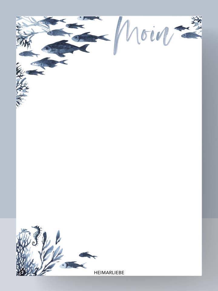 Notepad A6 - Hi for wholesale by HEIMARTLIEBE®