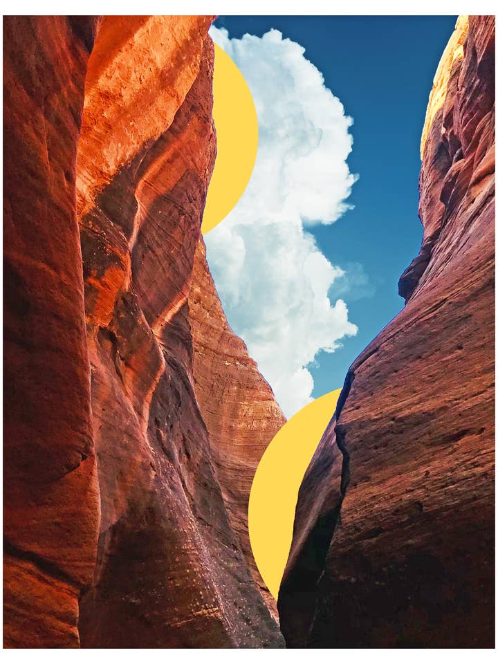 Golden Slot Canyon Aufdruck für den Großhandel von Elisabeth Grace