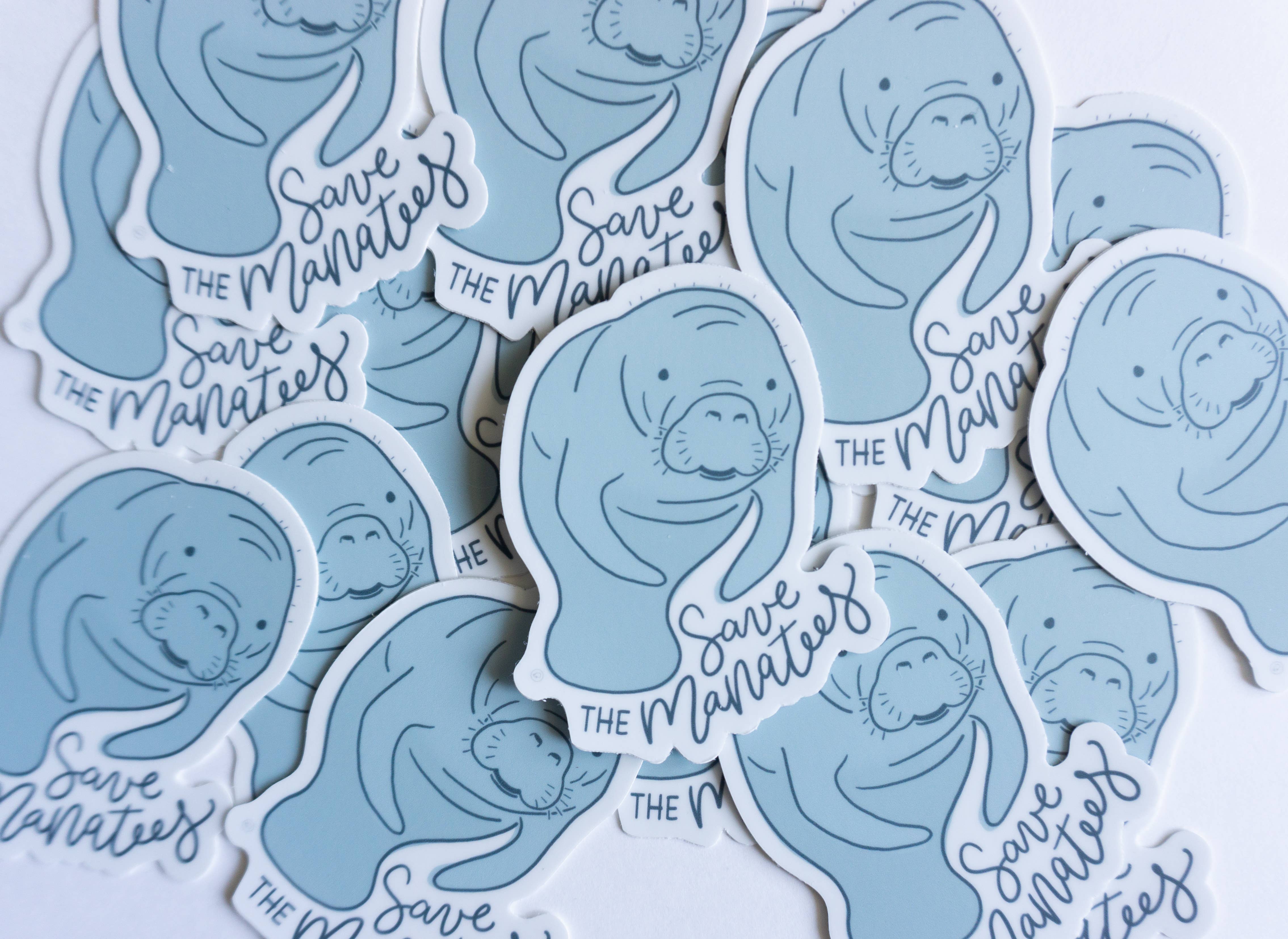 traveldashery - Wholesale Sticker - save the manatees sticker1