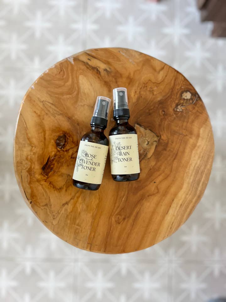 Rose & Lavender Facial Toner for wholesale by From the Heart