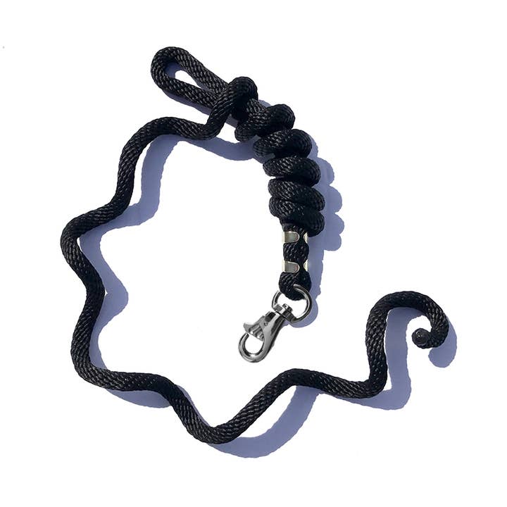 5/8" x 10 Foot Poly Lead w/ Nickel Plated Trigger Bull Snap #18080 for wholesale by Smart Horse Gear