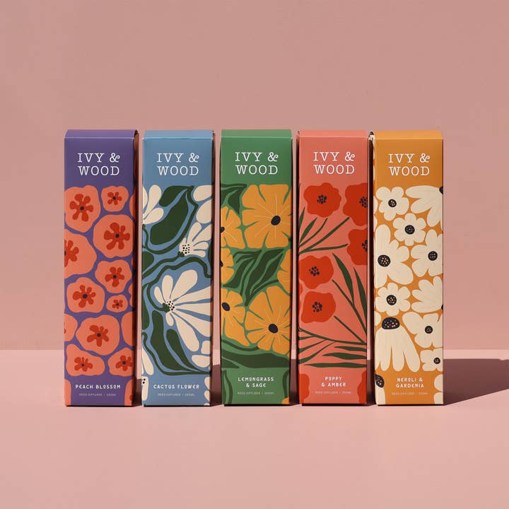 Ivy & Wood - Wholesale Reed Diffuser - Peach Blossom Reed Diffuser