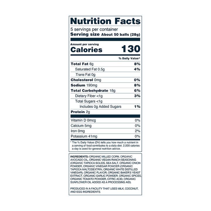 LesserEvil - Wholesale Puffed snack - Space Balls, Ranch Rocket Ship 5oz3