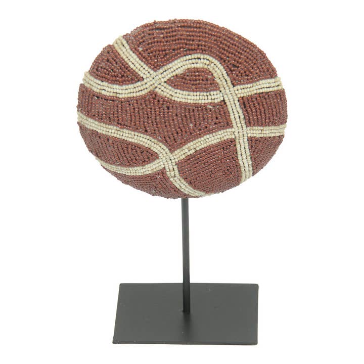 Decor on stand Lines brown S for wholesale by EARTHWARE