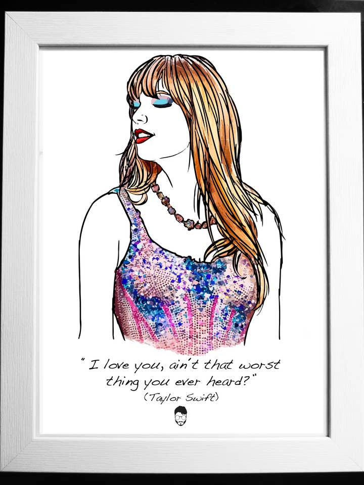 Taylor Swift Grausamer Sommer für den Großhandel von El loco del Pelo Rizo