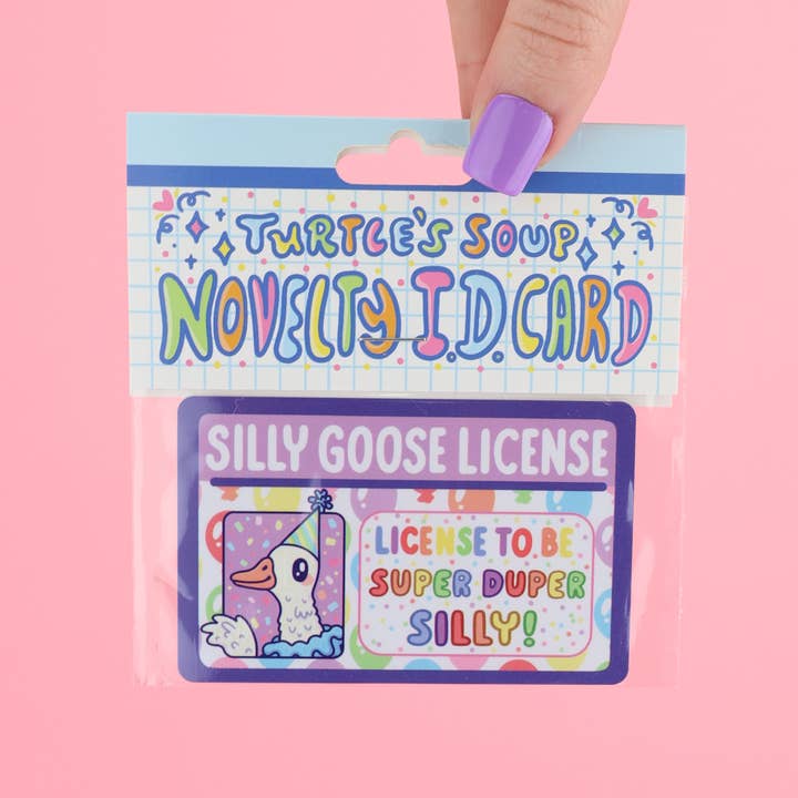 Turtle's Soup - Wholesale Gag Gift/Novelty Gift - Silly Goose License Fake Drivers License