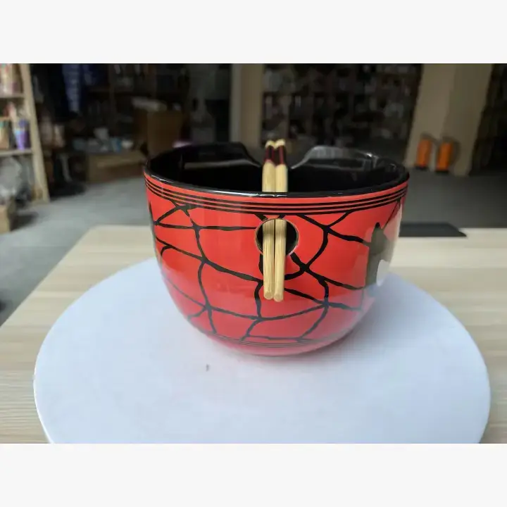 Silver Buffalo - Wholesale Bowl - Marvel Spiderman EYES 20oz Ceramic Ramen Bowl4