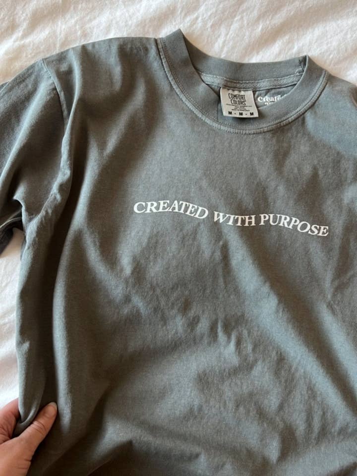 Created With Purpose Co. - Wholesale Screen Printed T-Shirt - Women's - CREATED WITH PURPOSE TEE3