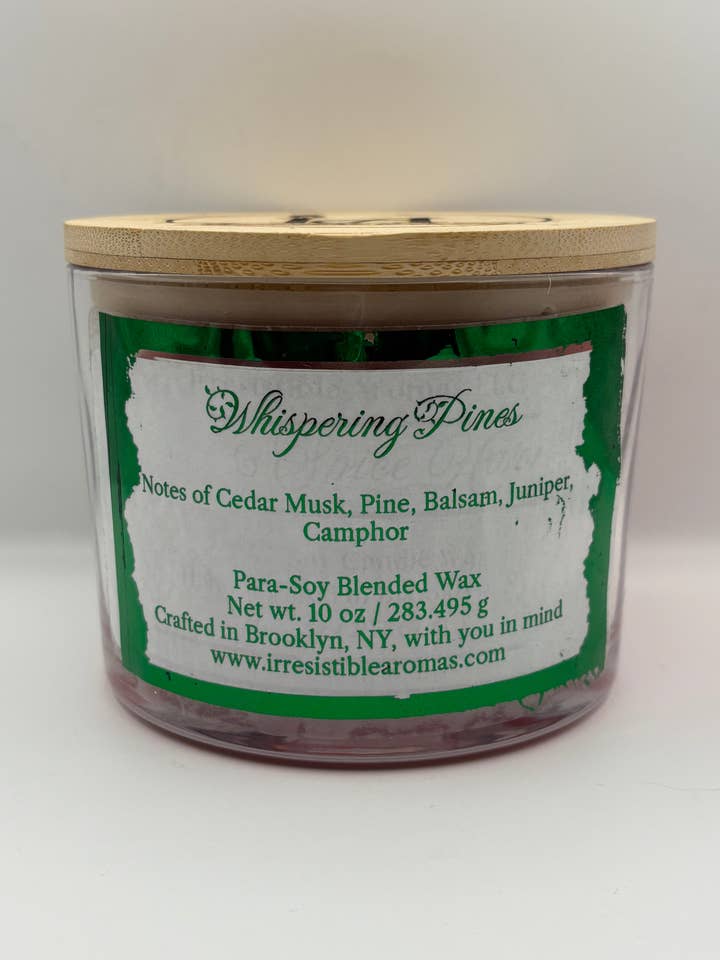 Whispering Pines for wholesale by Irresistible Aromas LLC