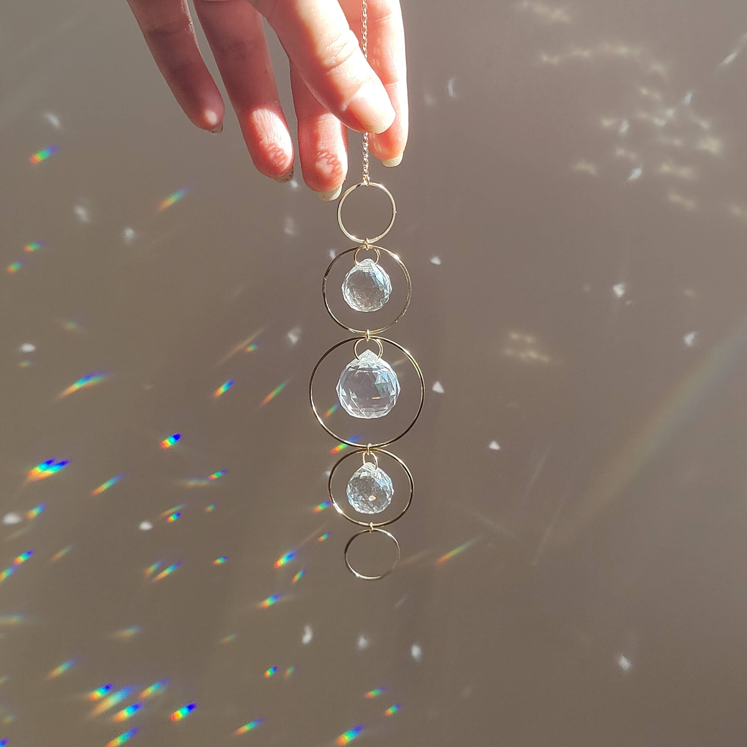 Atelier Intuitive - Wholesale Suncatcher - CONSTELLATION • Brass & glass crystal suncatcher4