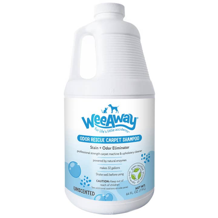 Shampooing pour tapis Odor Rescue pour animaux - Concentré 1 gallon pour la vente par Wee Away