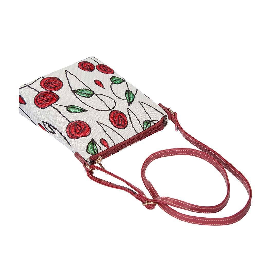 SignareArt - Wholesale Crossbody Bag - Women's - SLING-RMSP | RENNIE MACKINTOSH SIMPLE ROSE SLING BAG PURSE CROSSBODY2