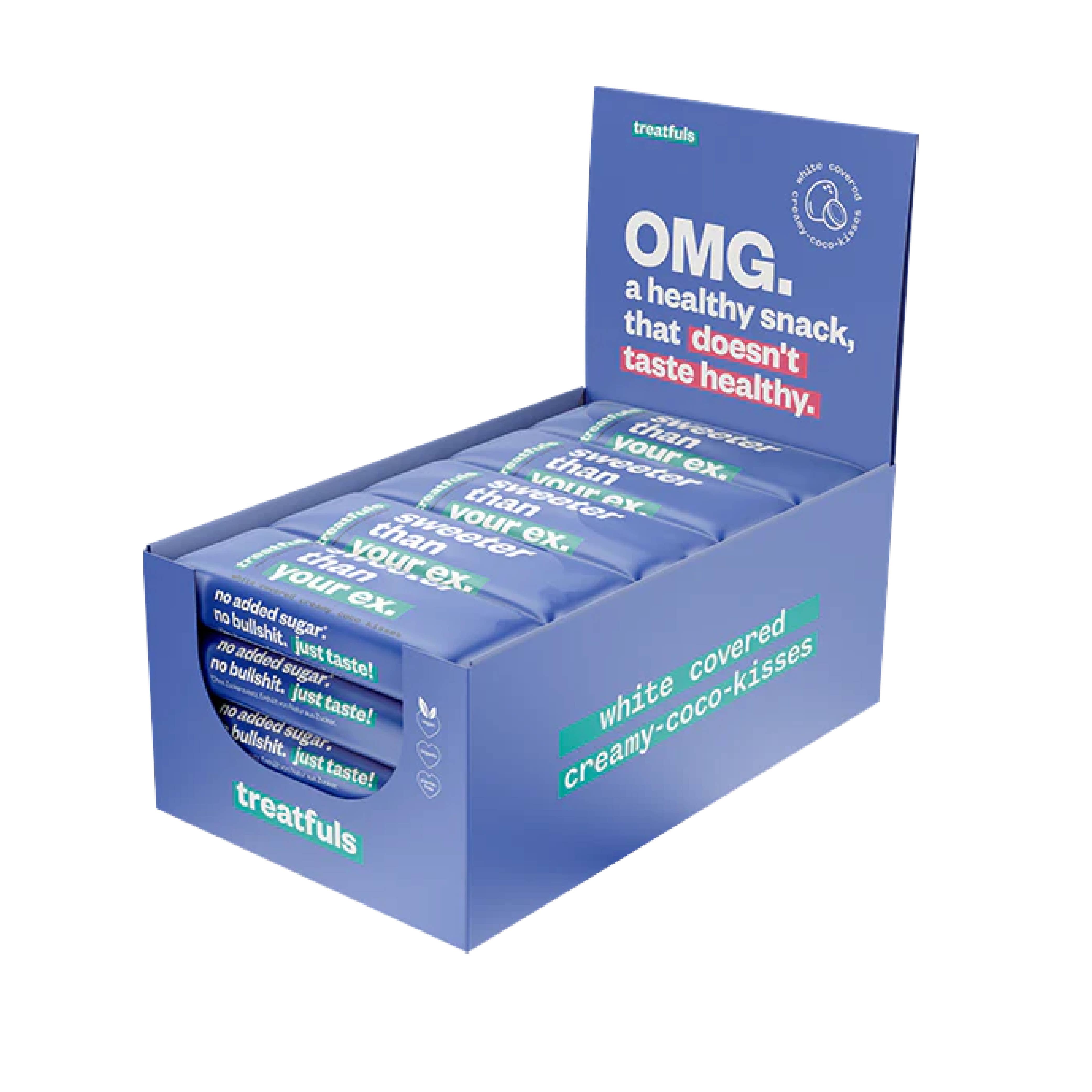 treatfuls – Engroshandel Chokoladebar – Økologisk hvid chokolade kokosmandelbar - vegansk og glutenfri2