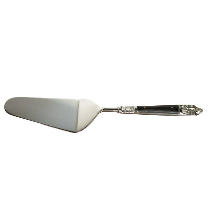 Faca de Bolo em Aço Inoxidável - Cabo de Inspiração Real por atacado de Shastra Home