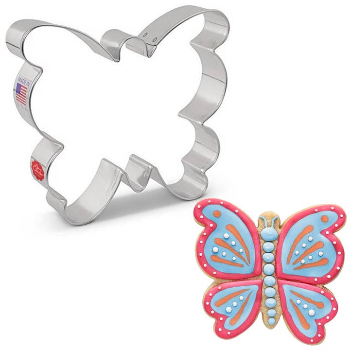 Ann Clark - Wholesale Cookie Cutter - Large Butterfly Cookie Cutter. (Bag of 1 Dozen)0