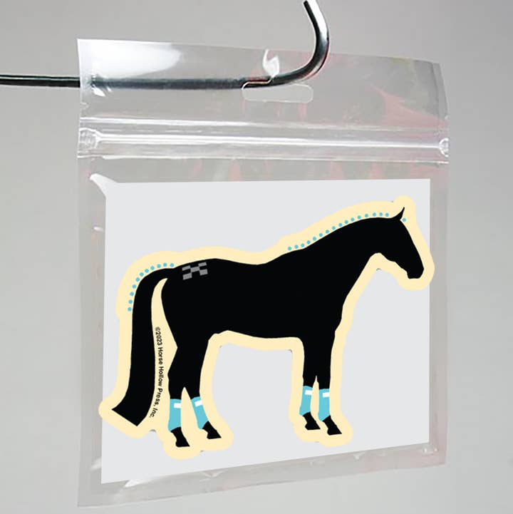 Horse Hollow Press | Pretty Snarky Equestrian Cards|Stickers - Wholesale Sticker - Horse Sticker Waterproof 3" | Horse Show | Cello Sleeved  5