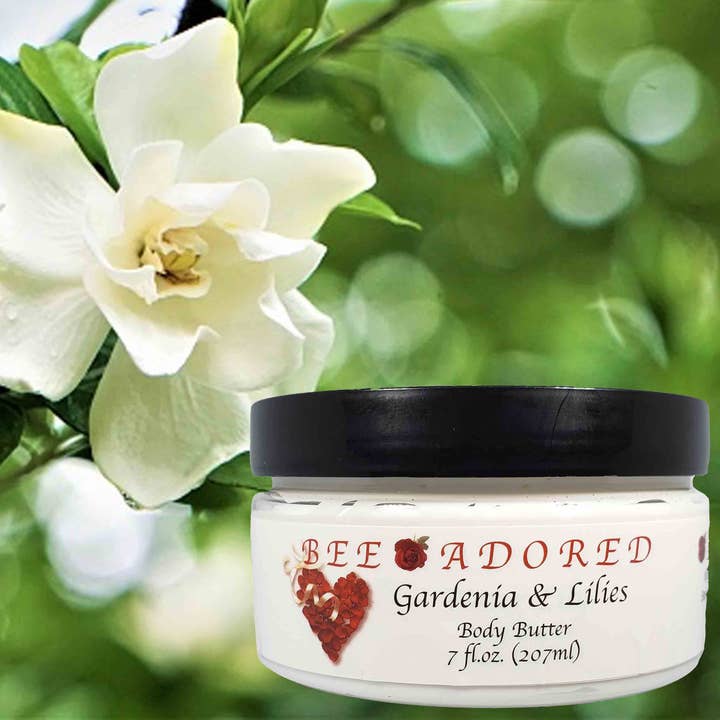 Gardenia & Lilies Luxury Body Butter for wholesale by bee-adored