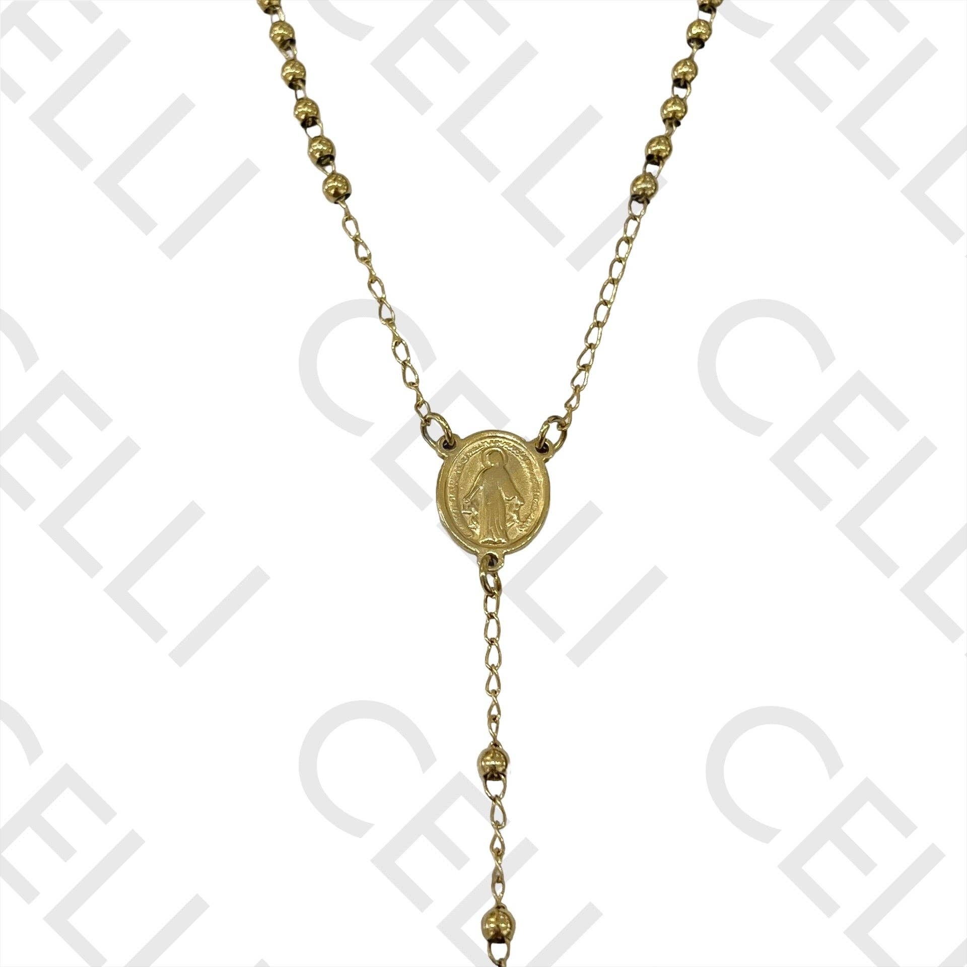 Celli Biju - Vente Colliers plastrons - Collier en acier - chapelet1