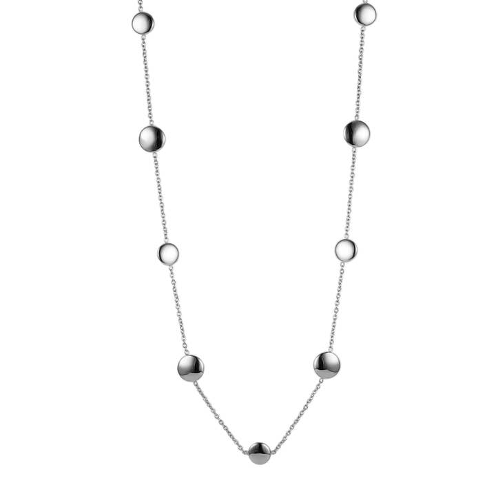 Capri Multi Lång Halsband Silver för wholesale av Bud To Rose