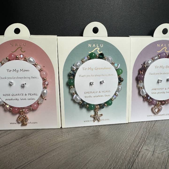 Mors Dags Smykkesæt / Bedsteveninde Smykker / Bedstemor Smykker for engroshandel hos NALU