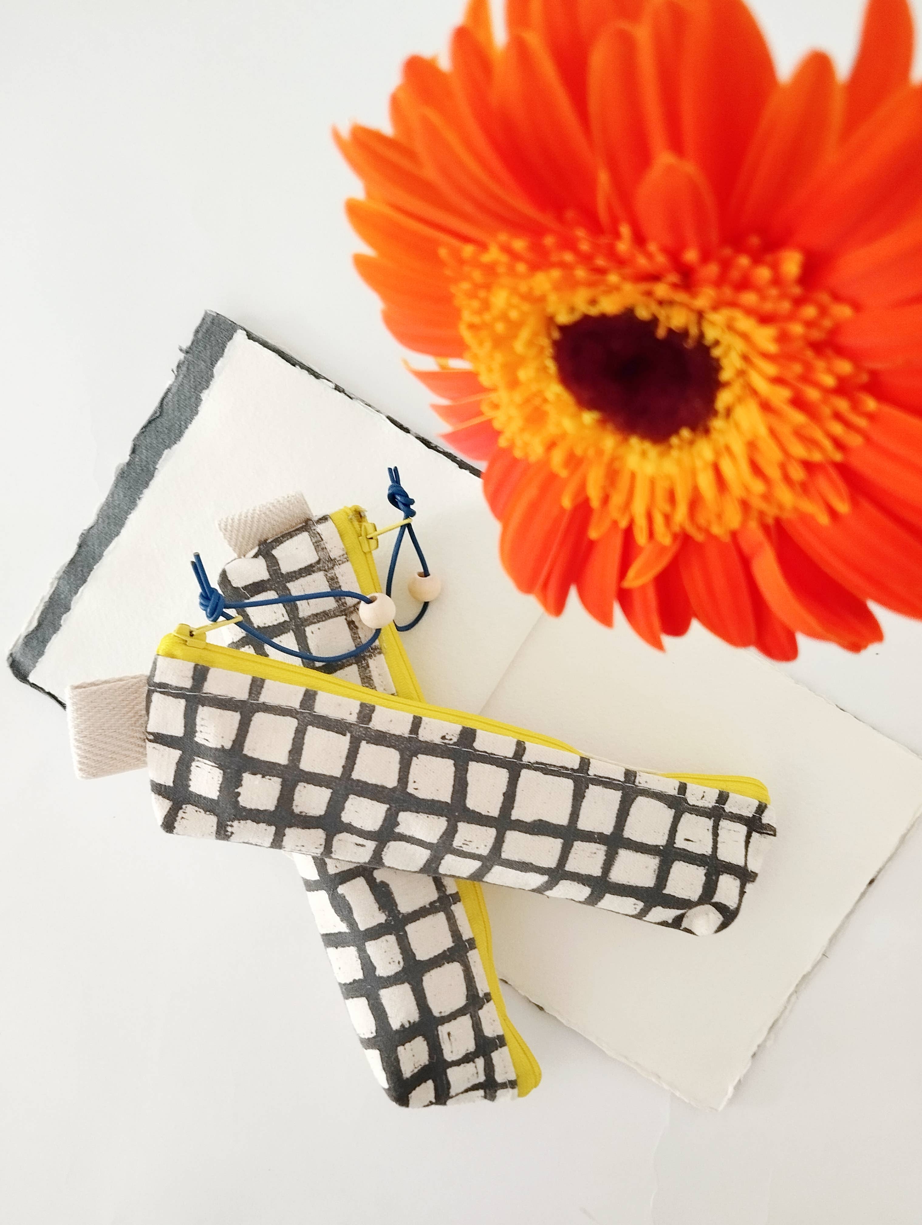 The Ink Job - Wholesale Pencil Case/Pouch - Minimal Grid Pencil Case7