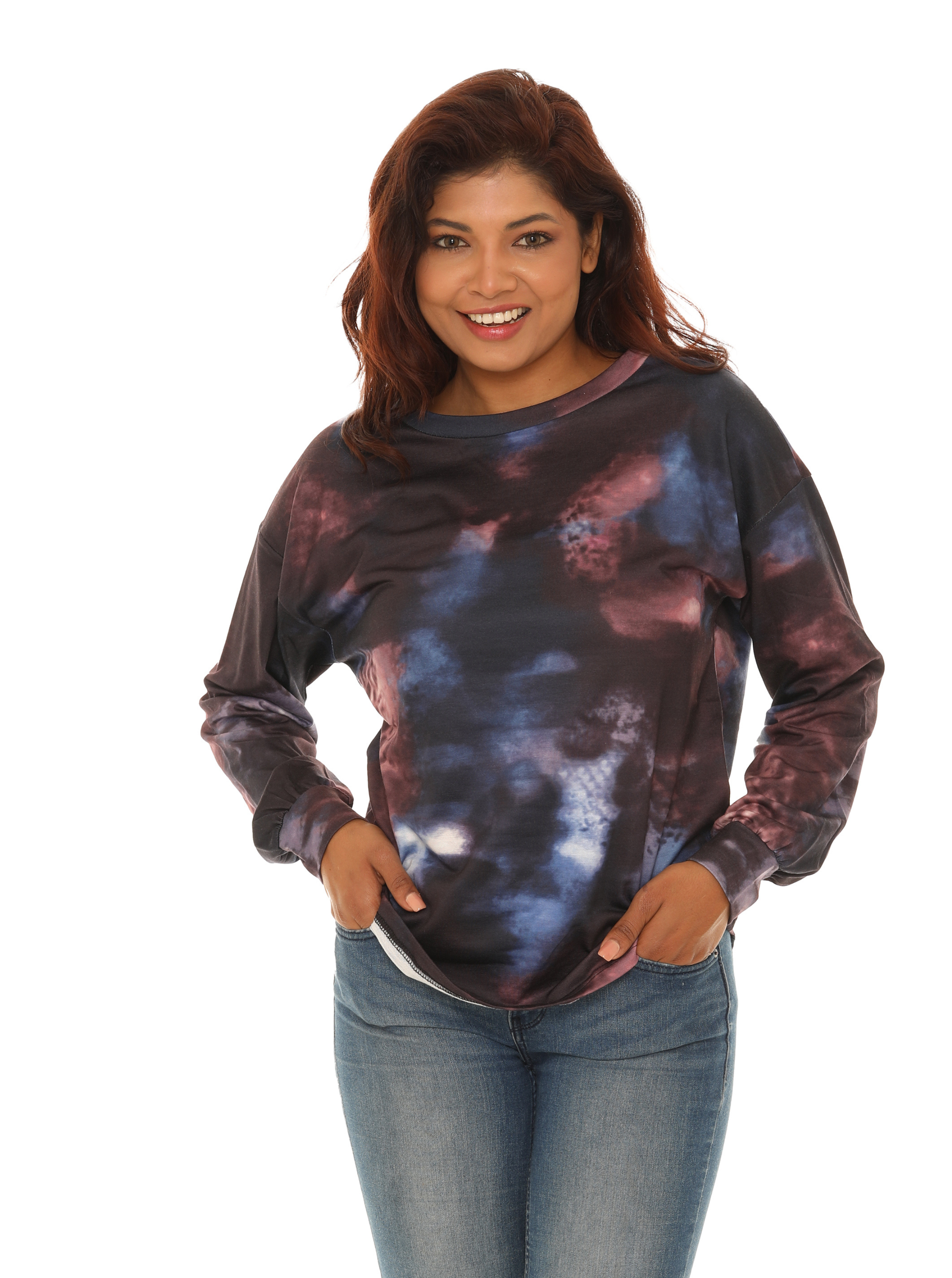 Shoreline Wear. INC - Wholesale Sweatshirt - Women's - Tie-Dye Crewneck Sweatshirt 0