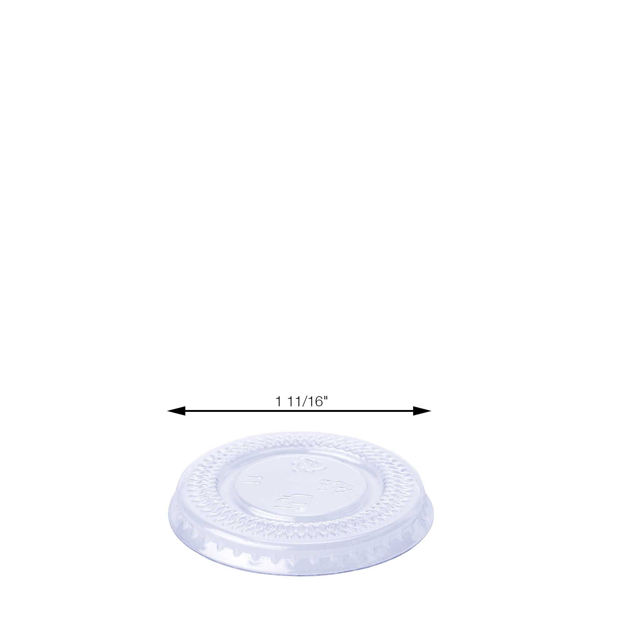 Portofino International Trading, USA - Wholesale Saucer - Plastic Sauce Cup Lid for 1 oz Cup - Pack of 1002