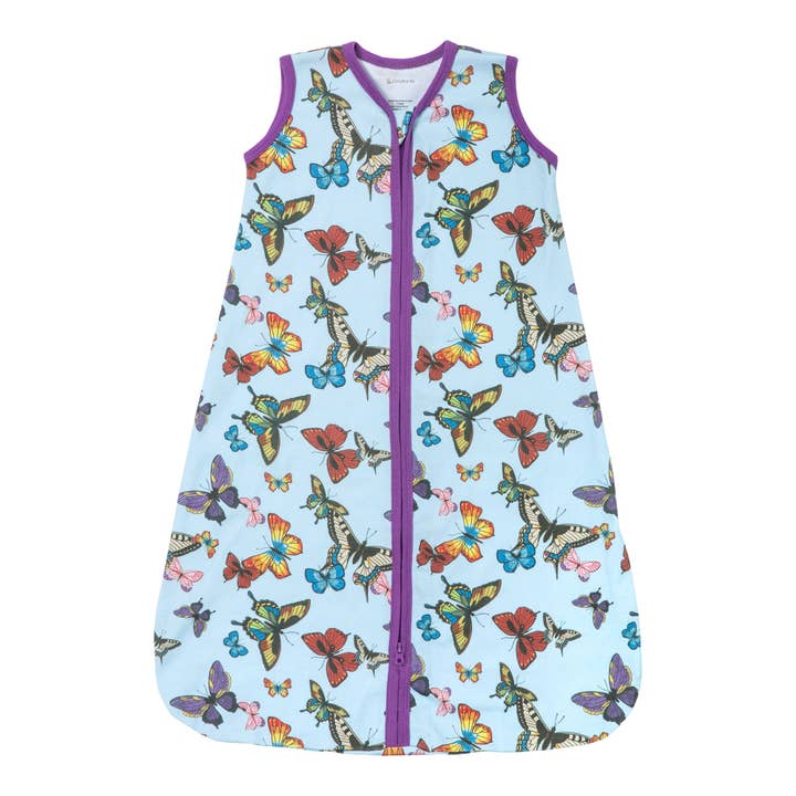 Butterfly Baby Sleep Sack, 100% Organic Cotton for wholesale by LollyBanks