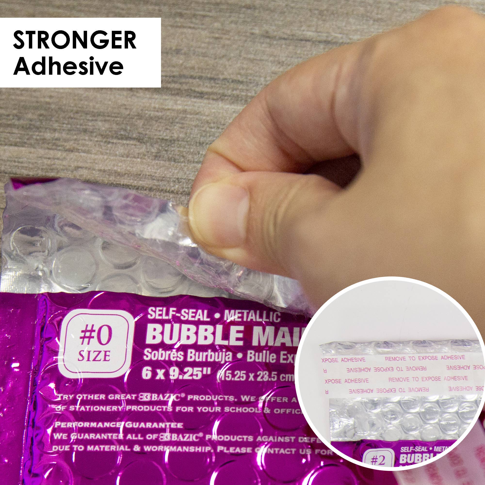 BAZIC Products - Vente Enveloppe - Enveloppe métallique à bulles (#2) 8,5 po x 11,25 po2