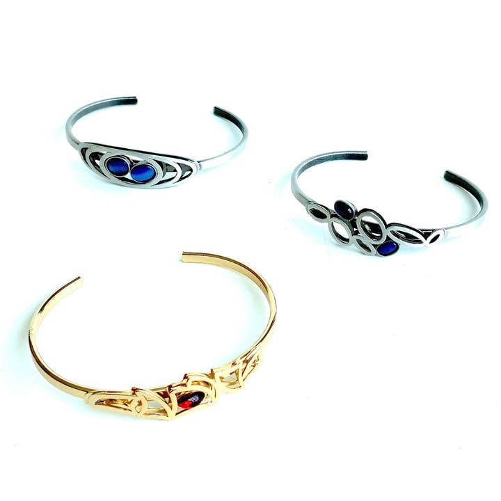 Christophe Poly / Crono Design - Vente Bracelet manchette - BRACELETS (L) - Bracelet Manchette Fin Taille 1&2 Tous Deux Ajustables23