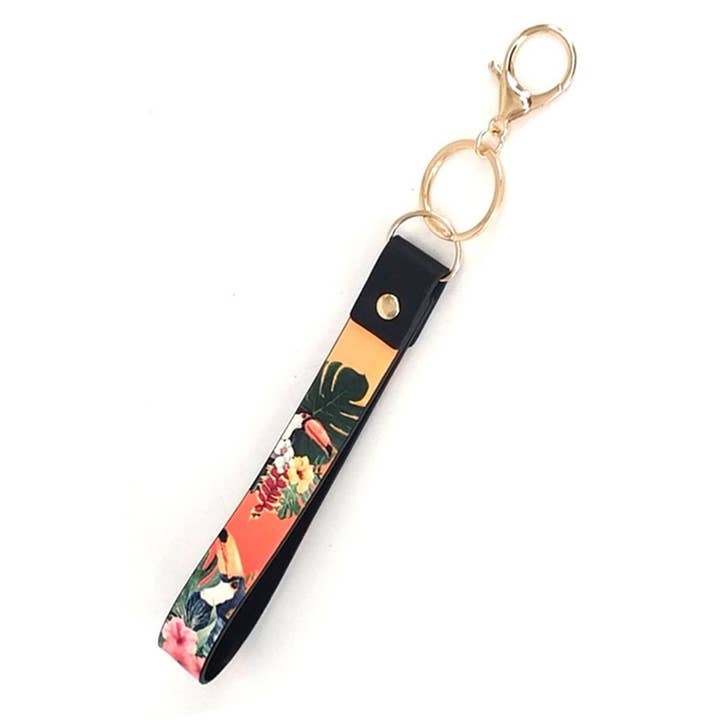 Jewelry Max - Wholesale Keychain - Women's - ( Y007 ) LEATHERETTE BAND KEY WRISTLET